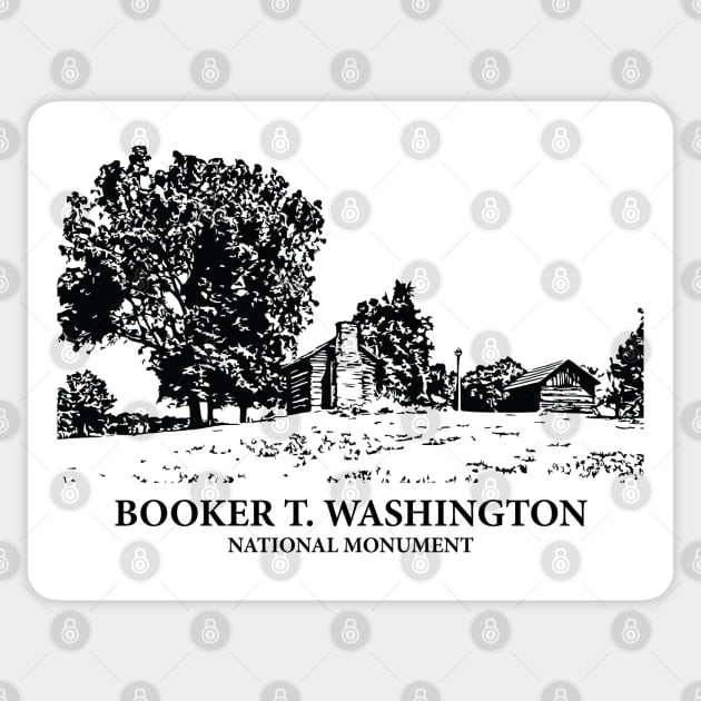 Booker T. Washington National Monument Sticker by Lakeric